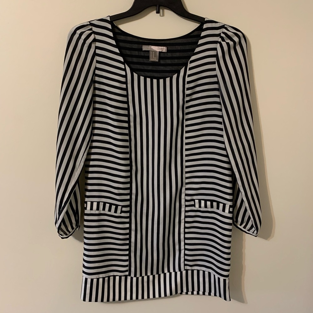 Love 21 Stripped Long Sleeve Dress size XS